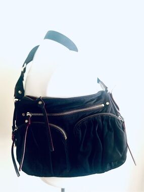 MZ Wallace Nylon Black Paige Crossbody Bag